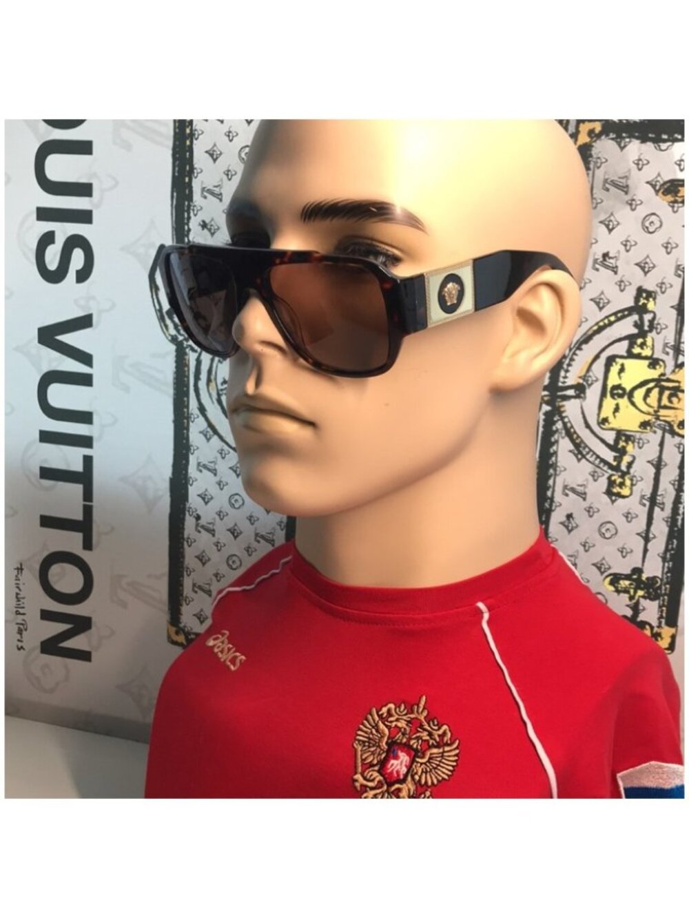 Versace VE4436U Tortoise Shell Sunglasses New